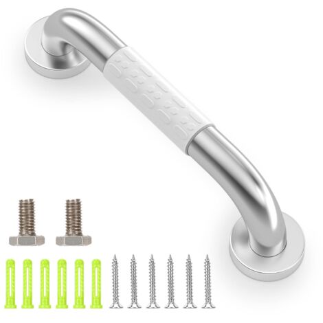 Toiletten-Haltegriff, Sicherheits-Badewannengriff, wandmontierte Badezimmer-Haltegriffe aus Edelstahl, rutschfester Badewannengriff, Dusch-Haltegriff für Badezimmer-WC 30 cm