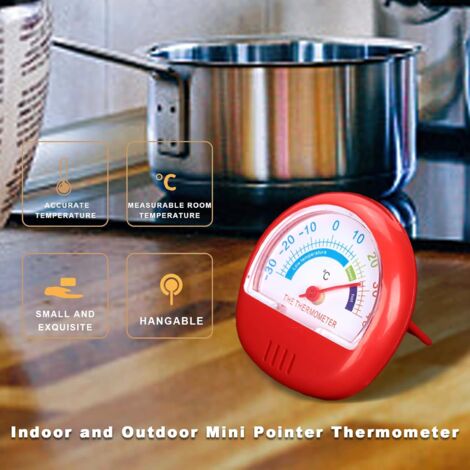 Großes Ofenthermometer Mit 7,6 Cm Zifferblatt - Klare Anzeige, Haken & Standfuß, Für Alle Ofenarten