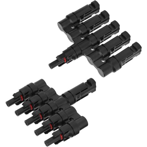 Stück Solarpanel-Kabelverbinder, 5 zu 1 Photovoltaik-Kabel-Verbindungsrohr-Abzweigverbinder für Solarenergie-Panel