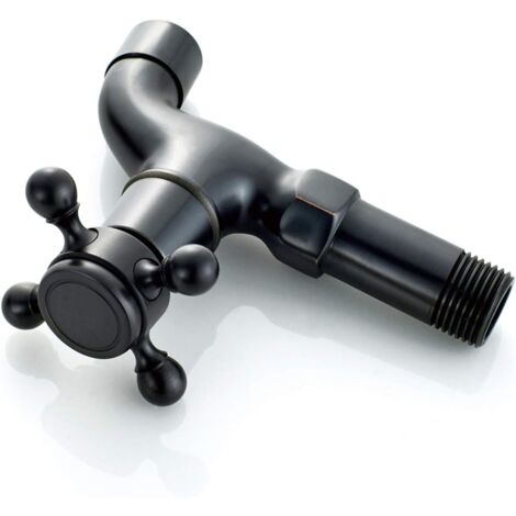 Vintage Kaltwasserhahn Aus Messing – Wandmontage Für Badezimmer, Garten Oder Pool (11,7 Cm, Keramikventil)