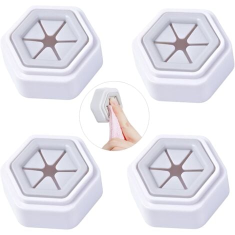 GGXZHT Handtuchclips 6-tlg - Lederschlaufen Mit Klammern Weiß