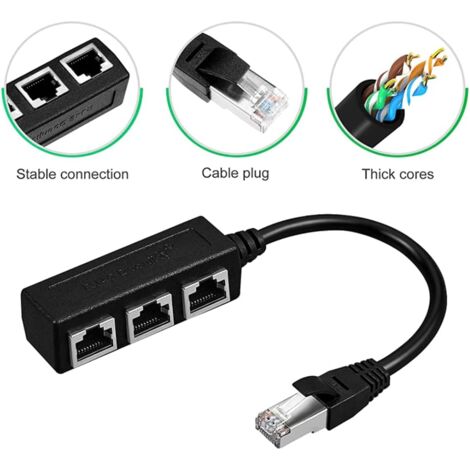 Xiatiaosann RJ45 Staubschutzkappen 100 Stück - Für LAN Kabel Cat5e/6/7