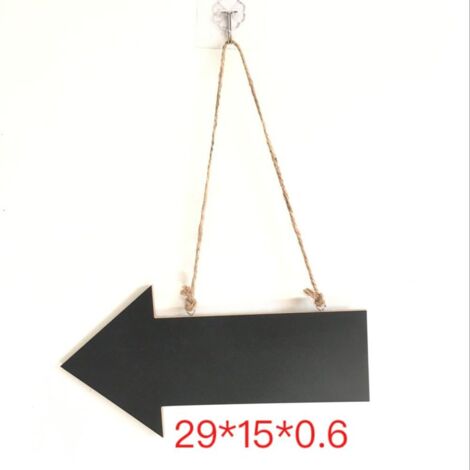 HEIOKEY Blanko-Hofschilder Mit Pfeil – 3 Stück, 15,2x43,2 Cm, Doppelseitig, DIY