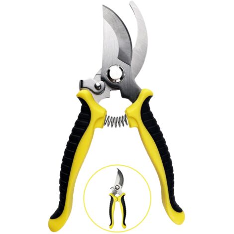 Rutschfeste Schere mit Feststellgriff – Professionelle Reparatur-Gartenblumen-Zweigschere – zum Trimmen von Gärten, Sträuchern, Zäunen NPTERBL (1/5)
