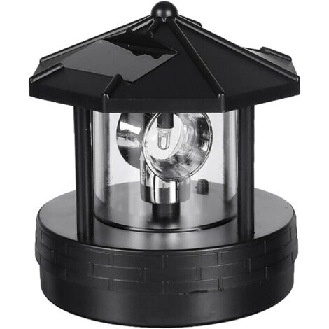 LED-Solarleuchte, um 360 Grad drehbar, LED-Solarlampe, wasserdichter Leuchtturm für Garten- und Hofdekoration (1/5)