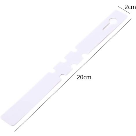 Lainballow Versandanhänger Set - 200 Stück Kunststoff-Etiketten Mit Draht