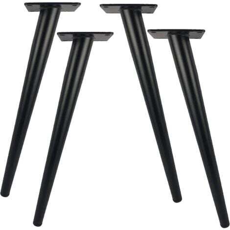 4er-Pack 30 cm lange Metall-Tischbeine für moderne Möbel, Kommoden, Schränke, Schreibtische, Ottomanen-Stuhl, Ersatz-Möbelstützbeine, 800 kg Tragkraft (1/5)