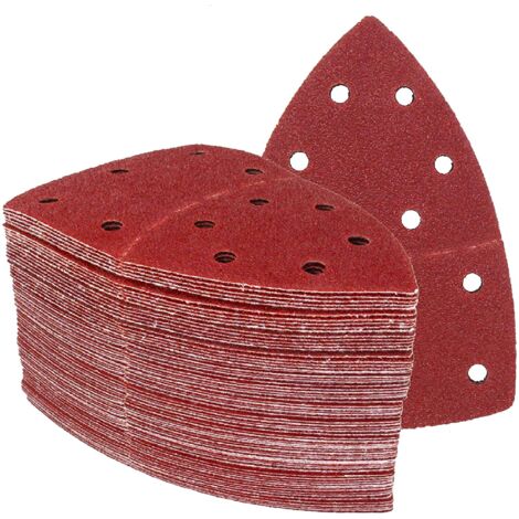 25 Stück │ 11 Löcher │ 105 x 152 mm │ Körnung 60 │ für Mehrfachschleifer │ Schleifblätter │ Schleifpapier