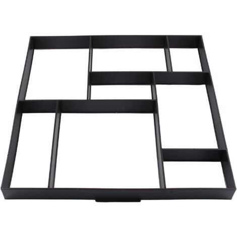 60 x 50 cm Kunststoff-Pflasterform, mittelgroße Pflastersteine, Betonformen, Steine, Trittsteine, Garten, Auffahrt, Pflaster, Wegform, Gehwegmacher (1/5)