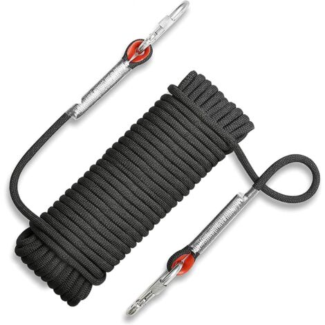 10 m Outdoor-Kletter-Sicherheitsseil, reißfestes Bergsteiger-Rettungsseil, Seil mit 10 mm Durchmesser zum Wandern