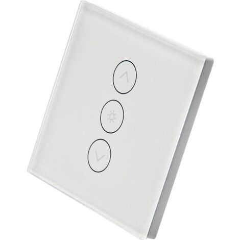 Schalter mit Hintergrundbeleuchtung, versenktes WLAN, Dimmschalter, kompatibel mit Alexa und Google Home, ersetzt Ihren klassischen Schalter, kein Hub