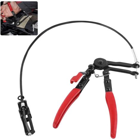 Schlauchklemmenzange, 620 mm, flexibler Draht, große Reichweite, flexible Auto-Schlauchklemmenzange, selbstspannende Schlauchklemmenzange, Schlauchklemmenzange, Autoreparatur