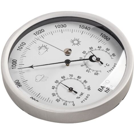 Produktbild von Lily's Home Analoge Wetterstation, Mit Galileo-Thermometer, Einer