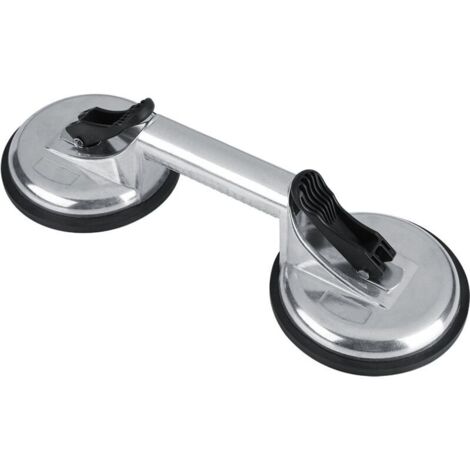 Doppelter Aluminium-Saugnapf, doppelter Handhabungs-Saugnapf. Maximale Tragfähigkeit von 105 kg flach und 85 kg vertikal für den Transport von Haushaltsgeräten, Waschmaschinen, Gasherden, Kühlschränke (1/4)