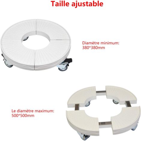 Xedragony Pflanzen Caddy - Robuster Pflanzenträger Mit Rädern 272kg Tragkraft