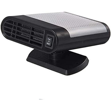 Fockety Autoheizung 12V 120W - 2-in-1 Heizung & Kühlgebläse, 360° Drehbar, Perfekt Gegen Beschlagene Scheiben