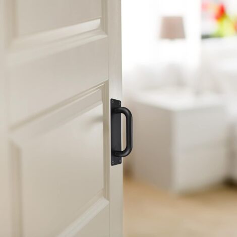 2x Vintage Schiebetürgriffe Metall - 24,7cm Für Scheunentore, Schränke, Gold