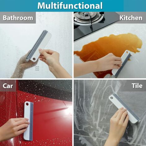 NEWISHTOOL Abzieher Für Badezimmer, Dusche, 15 Cm, Weiches Silikon, Für Dusche, Glastüren, Spiegel, Auto-Windschutzscheibe, Küchenabzieher, Reinigung