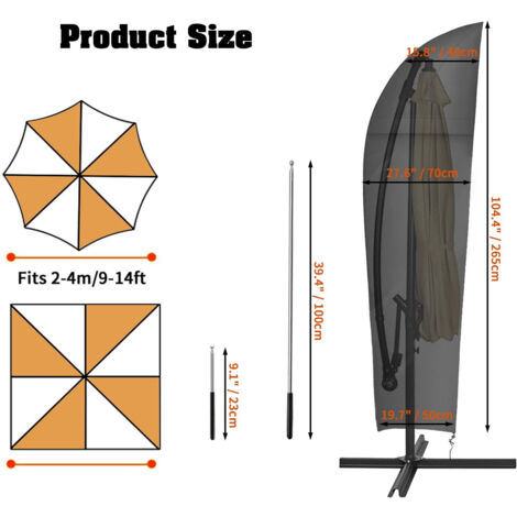 Wasserdichte Medien-Wagenabdeckung 420D Oxford – 72x46x102 Cm, Staubdicht, Mit Kordelzug, Für AV-Wagen