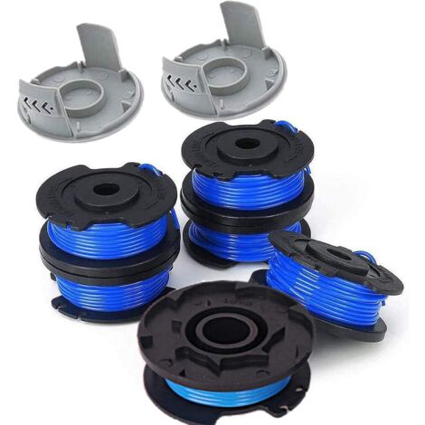 Spulen-Fadentrimmer für Ryobi 18 V, 24 V, 40 V, Ersatzspule 0,065 Zoll, kompatibel mit Ryobi One + AC14RL3A, kabelloser Fadentrimmer, 3,3 m, 8 Packungen (1/5)