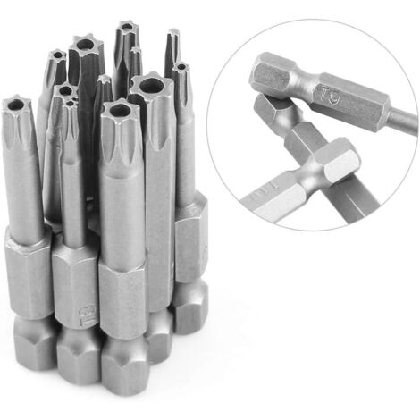 COMOK 10er-Set Torx-Schraubendreher-Bits T30, 50 Mm, Magnetisch – Für Sichere Schrauben & Werkzeuge