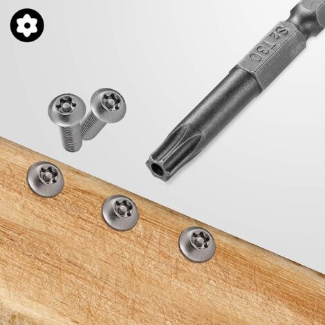 COMOK 10er-Set Torx-Schraubendreher-Bits T30, 50 Mm, Magnetisch – Für Sichere Schrauben & Werkzeuge