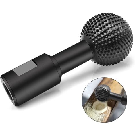 Rotierender Kugelfräser, 10 mm/14 mm, Kohlenstoffstahl zum Holzschnitzen, Polieren, Gravieren, Bohren, Schleifkopf für Winkelschleifer 100/115/125 (14 mm)