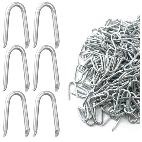 Erdanker 25 Stück U-förmig - Verzinkter Stahl Für Kunstrasen & Zelte