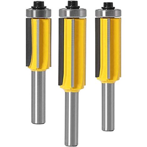 Planfräser mit 8-mm-Schaft, Kugellager-Hobelfräser, Bündigfräser
