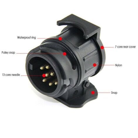 7-polige Anhängerkupplung Stecker-Tester – Für Wohnwagen & Anhänger, UK