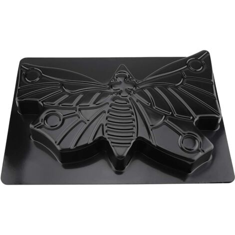 Schmetterling-Pflasterform, Kunststoff, mittelgroß, Betonformen, Steine, Trittstein, Garten, Auffahrt, Form, Pflaster, Wegform, Gehwegmacher, 17,32 x 12,20 x 1,77 Zoll, dekorative Steine für Garten, R