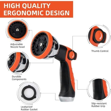 Automatische Schlauchtrommel Für Hochdruckreiniger - Edelstahl Lager 10-35m Für Bewässerung & Reinigung