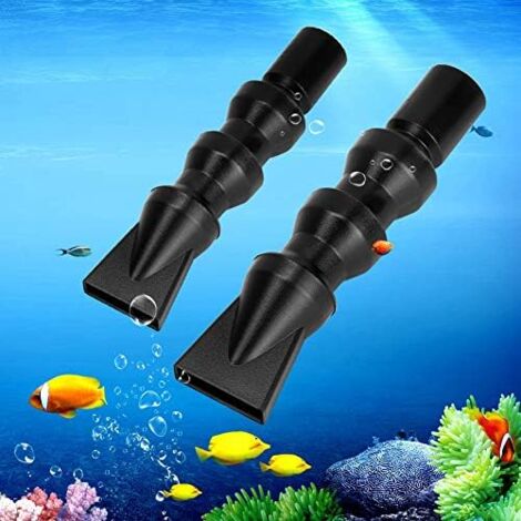 MiOYOOW Aquarium-Düse „Entenschnabel“ – Aus PVC, Mehrwinkelverstellbar, Für Umwälzpumpen – 2 Größen (2 Cm / 2,5 Cm Gewinde)