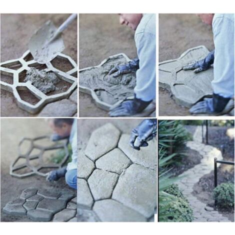 Wiederverwendbare Gehweg-Form – 35x35 Cm, Aus Kunststoff, Für Beton-Pflastersteine, DIY Weg Im Garten