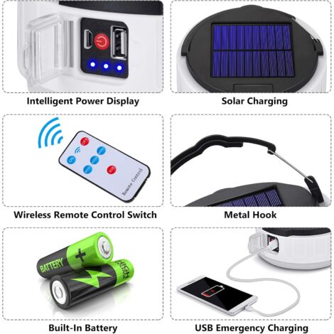 Taktische LED-Taschenlampe, 2 Stück, Tragbare Tasc Produktbild-Vorschau 12