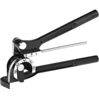 Manueller Rohrbieger, 3-in-1 für 1/4 Zoll, 5/16 Zoll, 3/8 Zoll, 0–180 Grad Rohre, Rohrbieger, Biegewerkzeuge für Kupfer-, Messing-, Aluminium- und dünne Stahlrohre