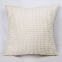 Maiskern-Kissenbezug, weicher Cord-Kissenbezug, Zuhause, Wohnzimmer, Schlafzimmer, Dekoration, Sofa-Kissenbezug (2 Stück, weiß, 45 x 45 cm)
