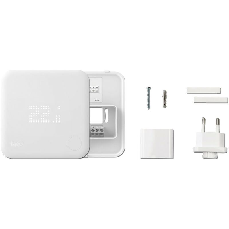 Tado Kit Inicio V3+ Termostato Inteligente de Calefacción + Termostato  Inteligente Complementario