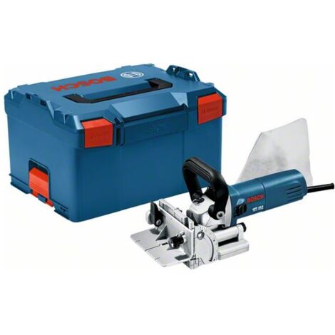 Bosch Flachdübelfräse Nutfräse GFF 22 A mit L-BOXX und Zubehör-Set (1/5)