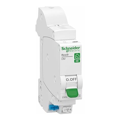 Schneider – Disjoncteur unipolaire 2A R9EFC602 – Courbe C – Montage rail DIN – 1P+N – Pour installations électriques standards