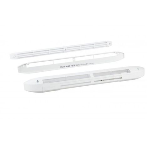 Unelvent – Entrée d'air hygroréglable acoustique 853282 – Débit 6 à 45 m3/h – Indice d'atténuation acoustique 37 dB – Dimensions 354 x 12 mm – Compatible VMC