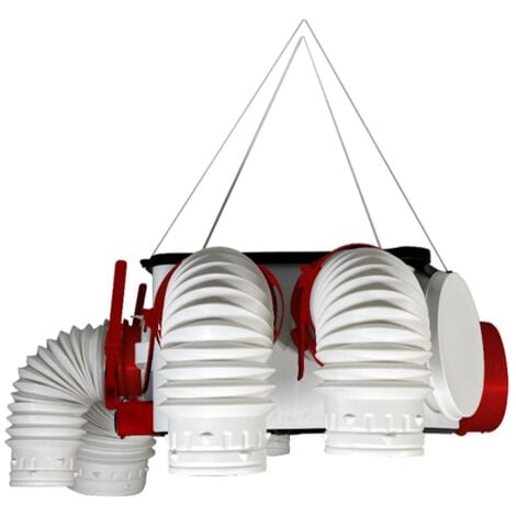 UNELVENT - 607711 - Kit vmc hygro standard pour logement (rénovation)