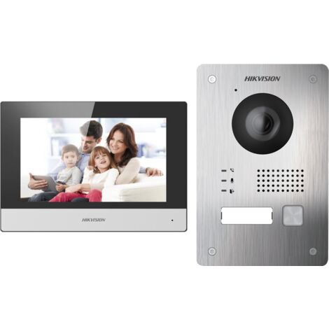Kit de videoportero - Tecnología 2 hilos con TCP/IP & WiFi - Placa y monitor Permite más de un monitor - Firmware de fácil configuración sin red - App móvil con P2P - Montaje sobre superficie o en (1/2)