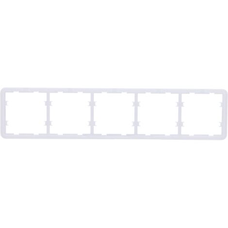 Ajax - LightSwitch Frame (5 seats) - Marco para cinco interruptores - Compatible con 2 x AJ-SIDEBUTTON - Compatible con 3 x AJ-CENTERBUTTON (1/2)