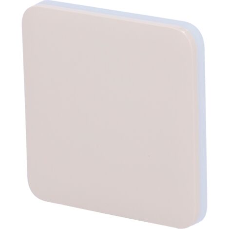 Panel táctil para un interruptor de luz - Compatible AJ-LIGHTCORE-1G - Compatible AJ-LIGHTCORE-2W - Retroiluminación LED - Panel táctil sin contacto - Color marfil (1/2)