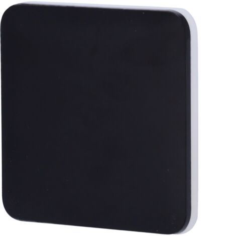 Panel táctil para un interruptor de luz - Compatible AJ-LIGHTCORE-1G  - Compatible AJ-LIGHTCORE-2W  - Retroiluminación LED - Panel táctil sin contacto - Color negro (1/2)