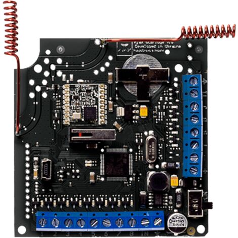 Module d'intégration - Dispositifs Ajax avec centrale filaire - Jusqu'à 100 dispositifs Ajax - 8 zones d'alarme pour une centrale filaire - Tamper anti-ouverture avant et arrière - Software de gestion