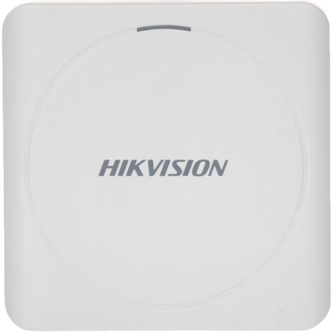Lecteur d'accès - Accès par carte MF - Indicateur LED et sonore - Wiegand 26/34 - Compatible avec les contrôleurs Hikvision - Apte pour extérieur IP65 (1/2)