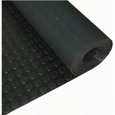 Revestimiento de Caucho Antideslizante Suelo Goma PVC (Gris-140 x 100 cm)