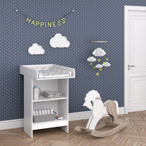 Cómoda cambiador Leo, Blanco, 60 x 103 cm, Vicco